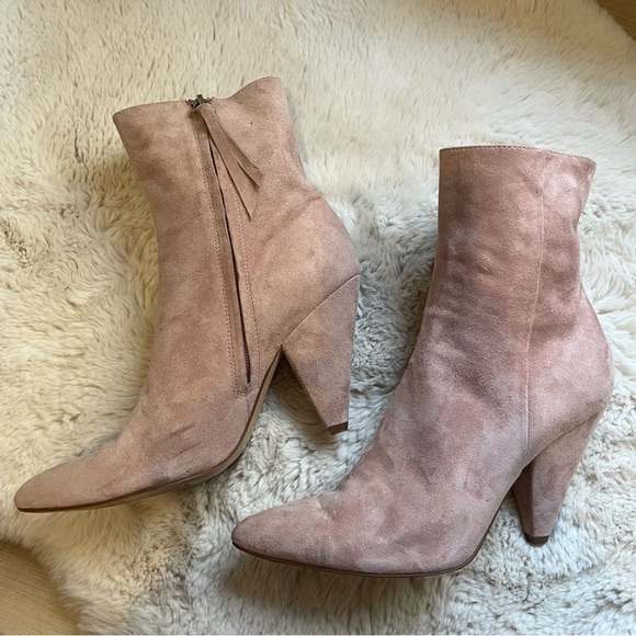 Silent D Anthropologie Apage Boots in Blush Pink size 40 - Picture 4 of 13